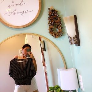 striped “corset” top!